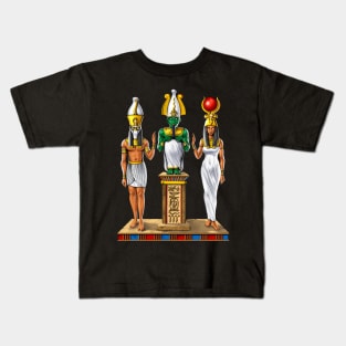 Ancient Egyptian Holy Trinity Kids T-Shirt